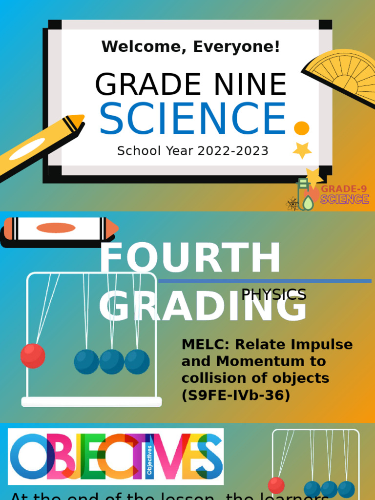 Grade 9 Physics: Impulse & Momentum | PDF | Momentum | Force