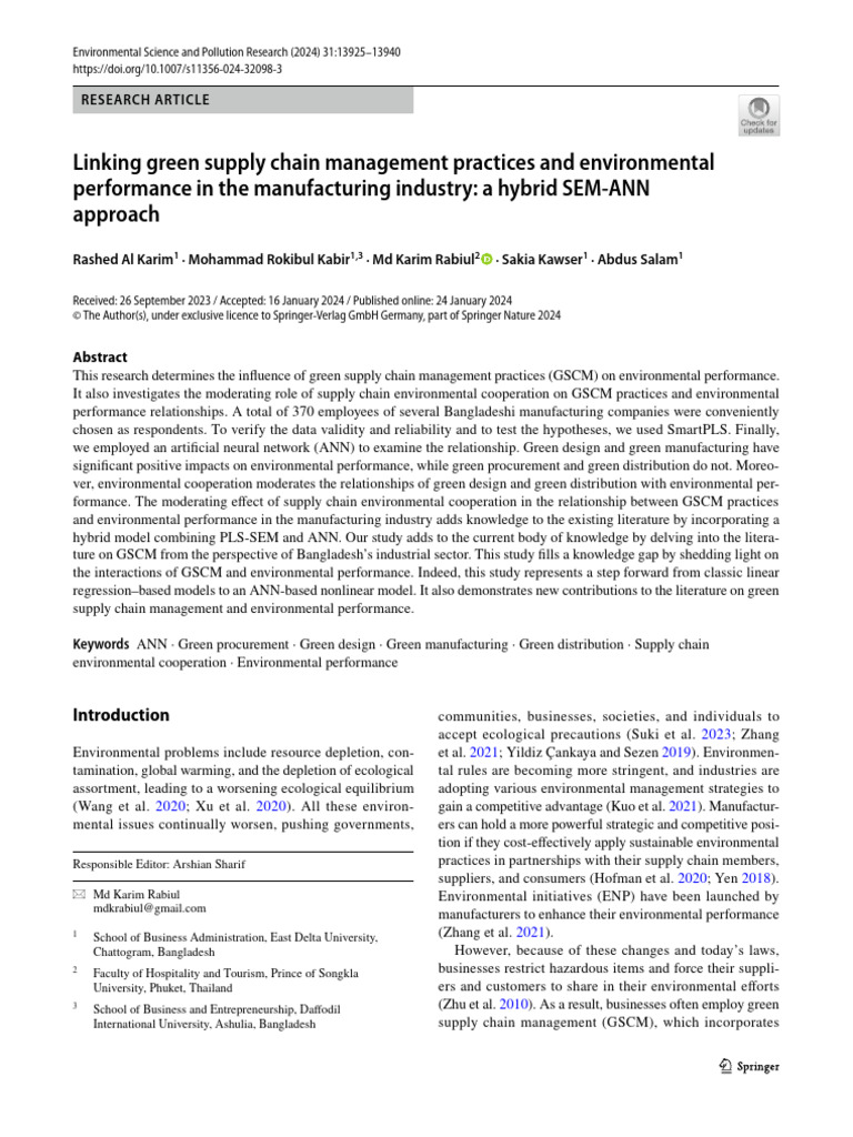Cite 73 Linking Green Supply Chain Management Practices and ...