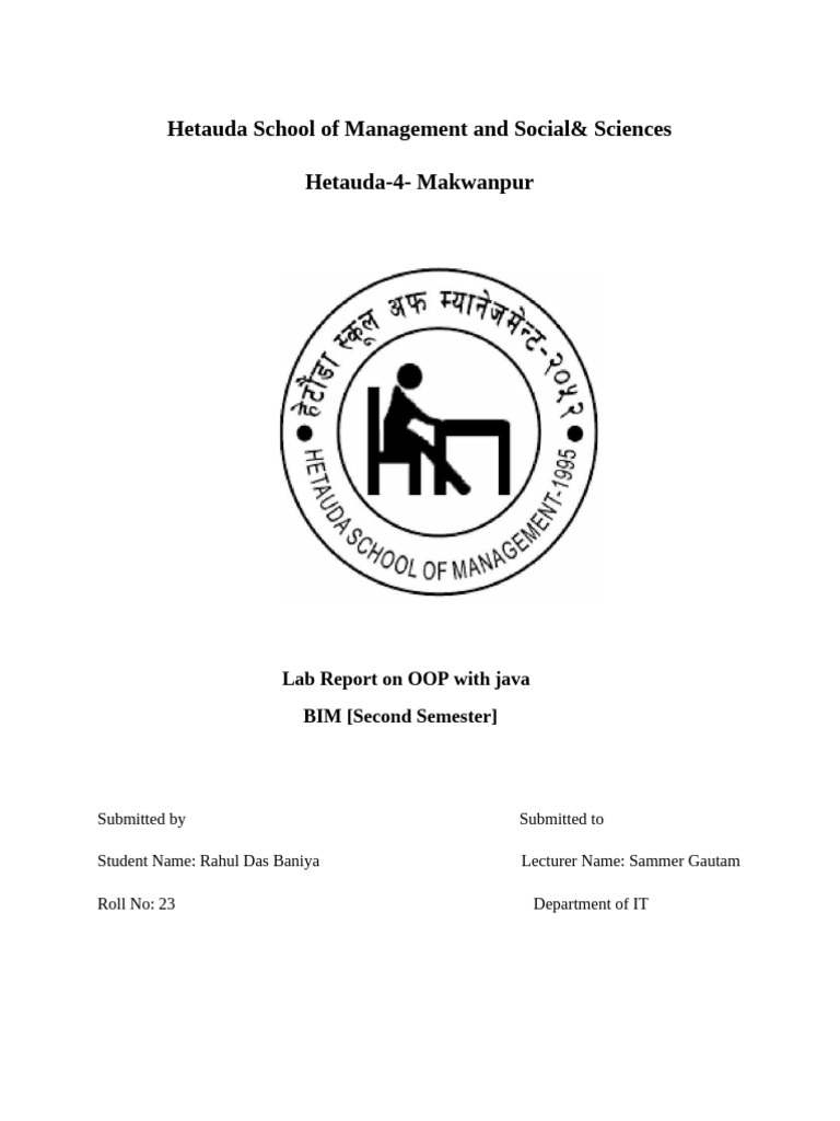 Javacover Page PDF | PDF