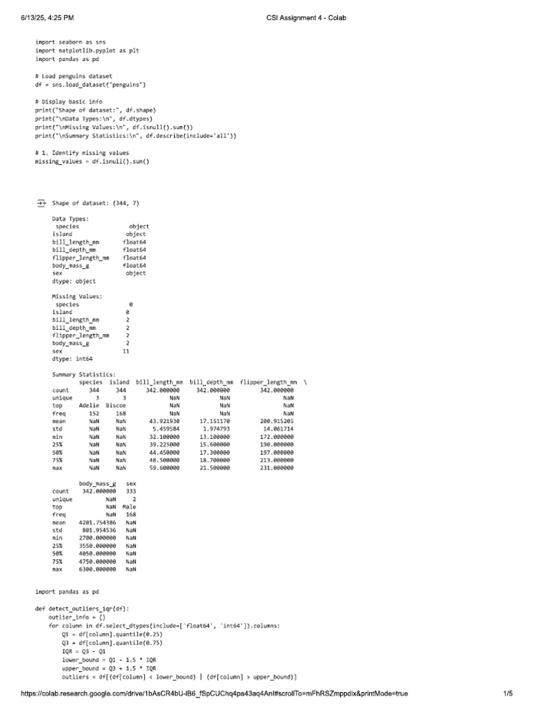 CSI Assignment 4 | PDF