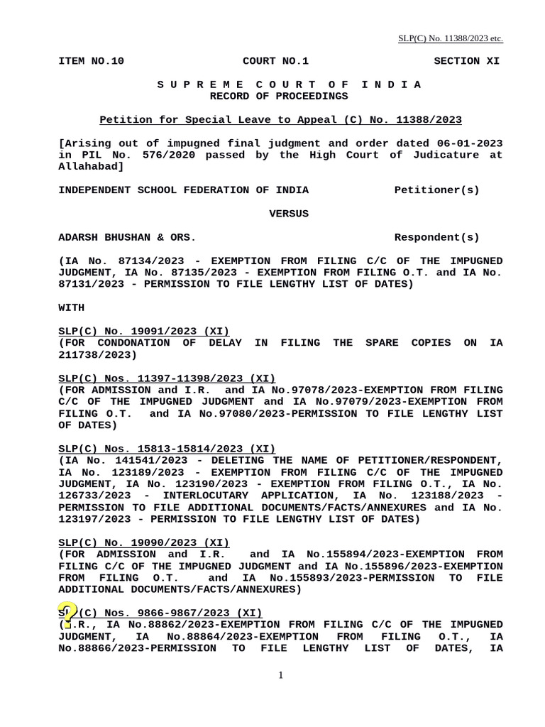 2023 1 10 60293 Order 18-Mar-2025 | PDF | Judiciaries | Separation Of ...