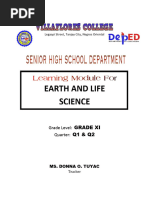DepED MELC Earth Science | PDF | Rock (Geology) | Geology