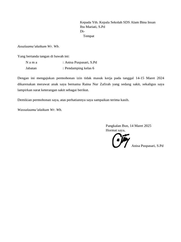 Surat Izin | PDF