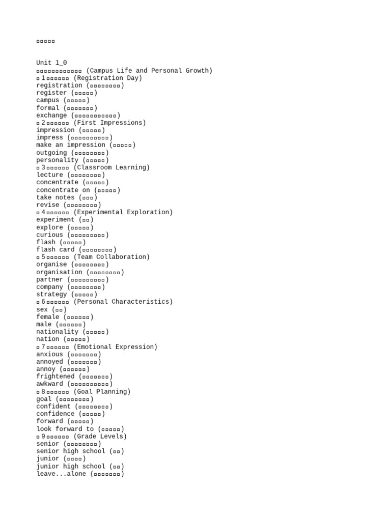 514587673-高中英语人教版-2019-新教材单词表汇总-共7册2 | PDF