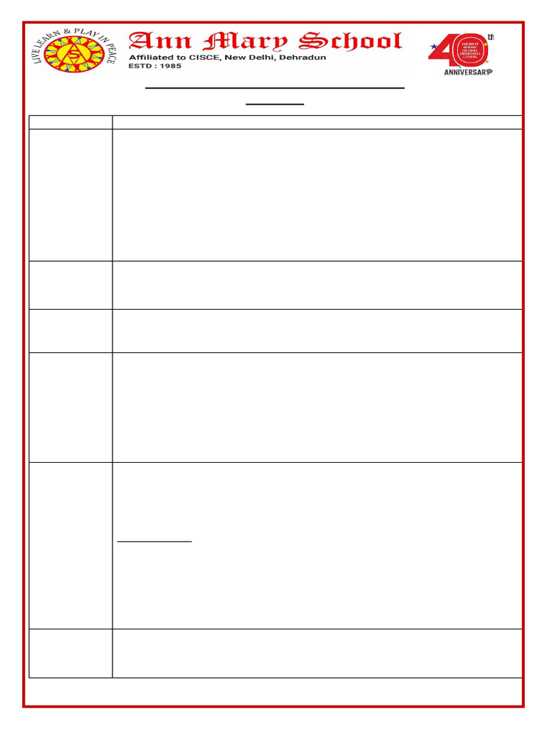 Class VII Summer Homework 2025-26 | PDF | Scrapbooking