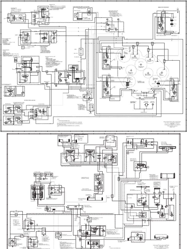 Mapa Hidráulico S250 | PDF | Valve | Pump