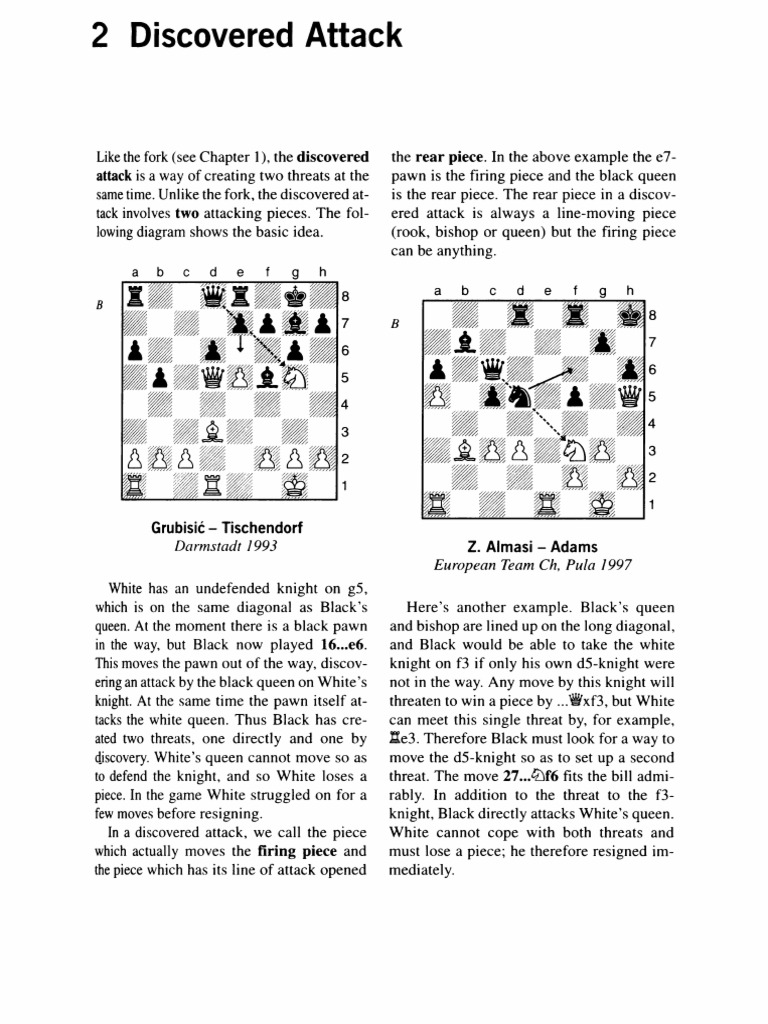 Understanding Discovered Attacks in Chess | PDF | Chess Theory ...