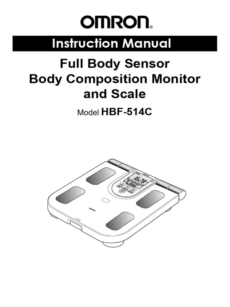 HBF-514C Body Composition Monitor Guide | PDF | Body Mass Index | Obesity
