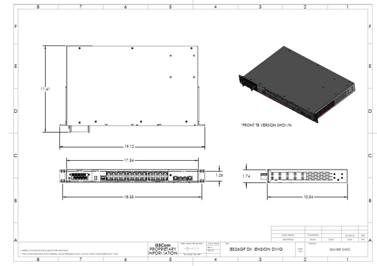iES26GF 2D-CAD | PDF | Computer Aided Design | Technical Drawing