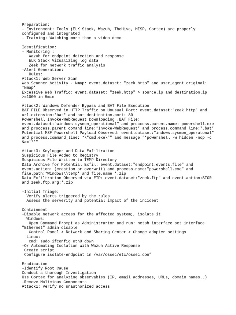 Incident Response Guide for Cyber Attacks | PDF | Computer Security ...