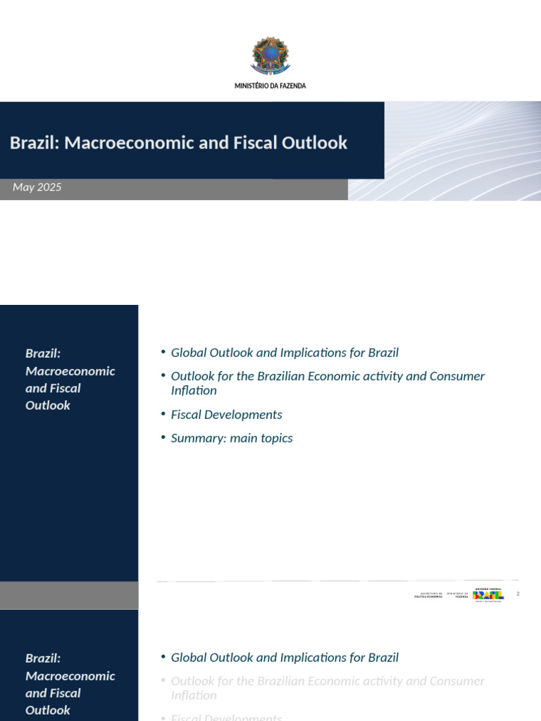Brazil's 2025 Macroeconomic Outlook | PDF | Macroeconomics | Fiscal Policy