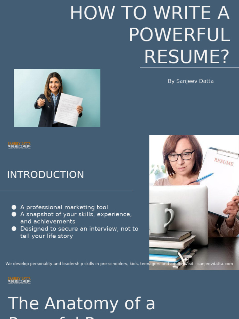 Crafting an Effective Resume Guide | PDF | Résumé