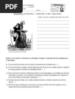 Trabalho de Historia 8ano 1 bimestre