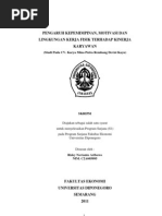 Makalah Lingkungan Kerja
