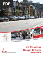 Download DC Streetcar Design Criteria - January 2012 by District Department of Transportation SN87719574 doc pdf