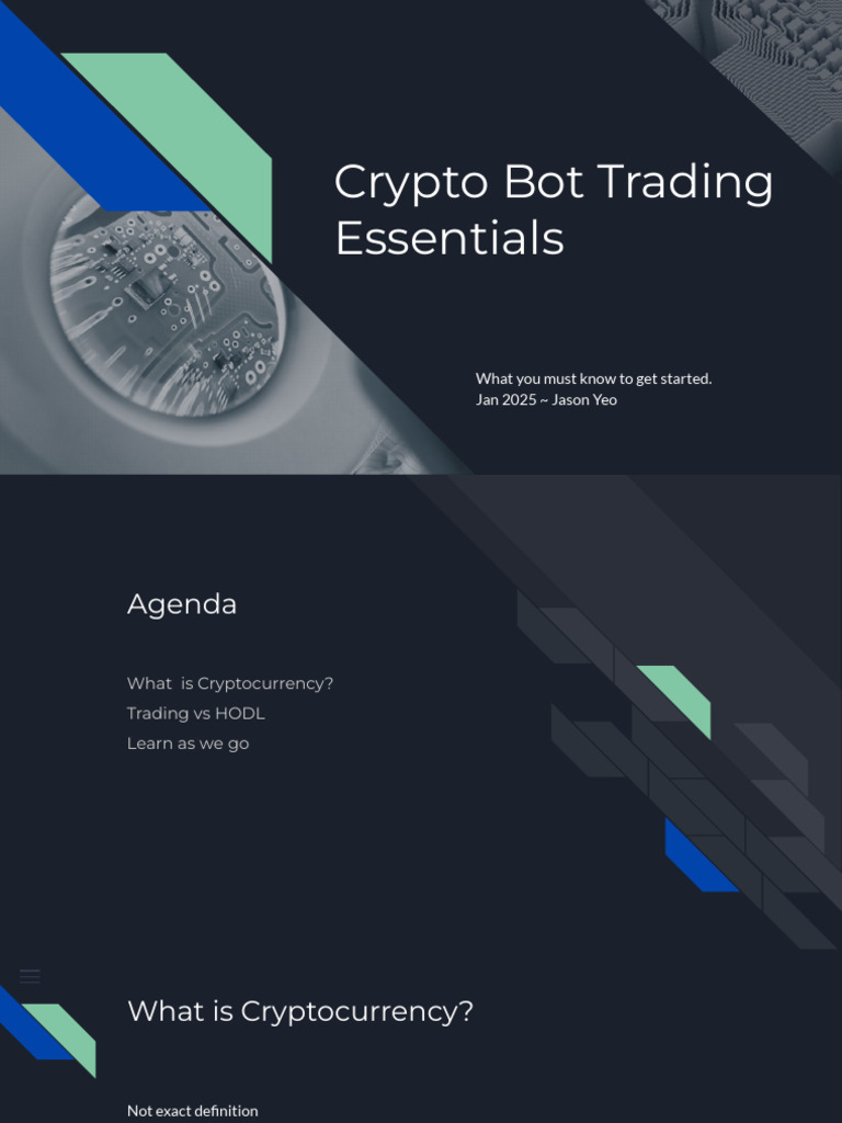 Crypto Bot Trading Essentials With JtheSaint | PDF | Cryptocurrency |  Currency