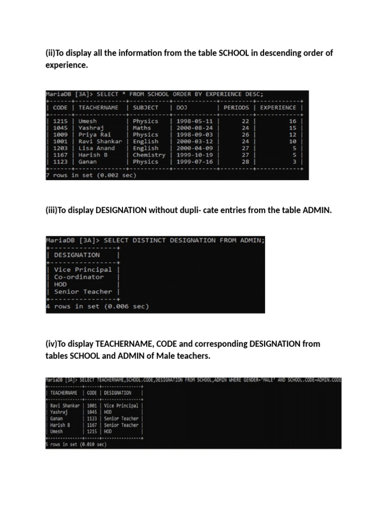 SQL Double 3.1 | PDF