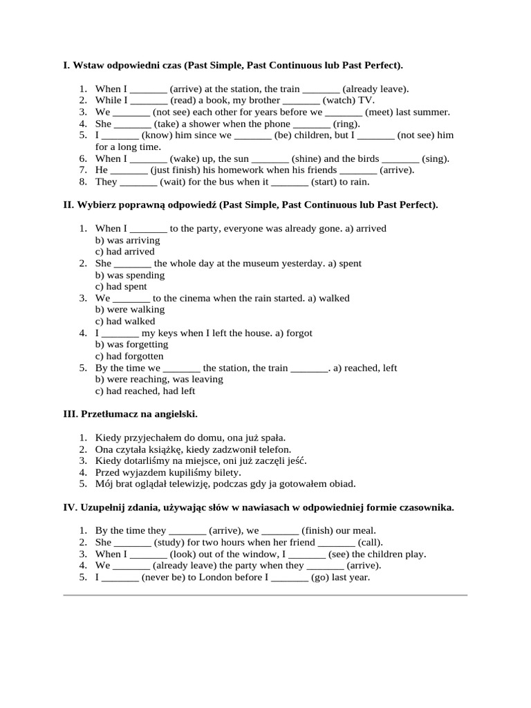 Past Tense Exercises and Answers | PDF | Chess Openings | Chess
