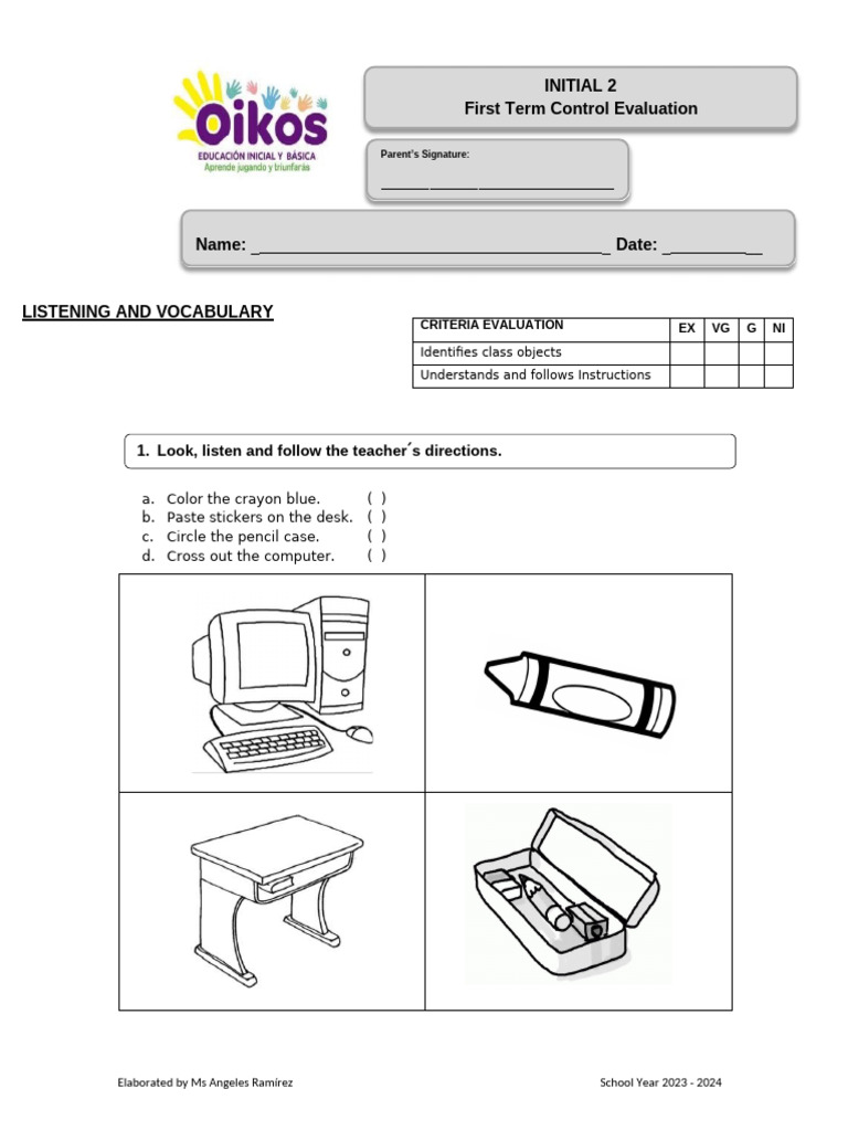 Listening and Vocabulary Evaluation Guide | PDF | Chess Theory | Chess