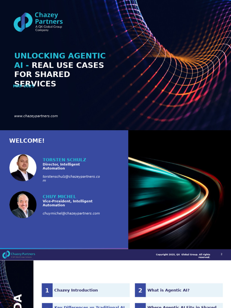 Agentic AI in Shared Services Overview | PDF | Artificial Intelligence ...