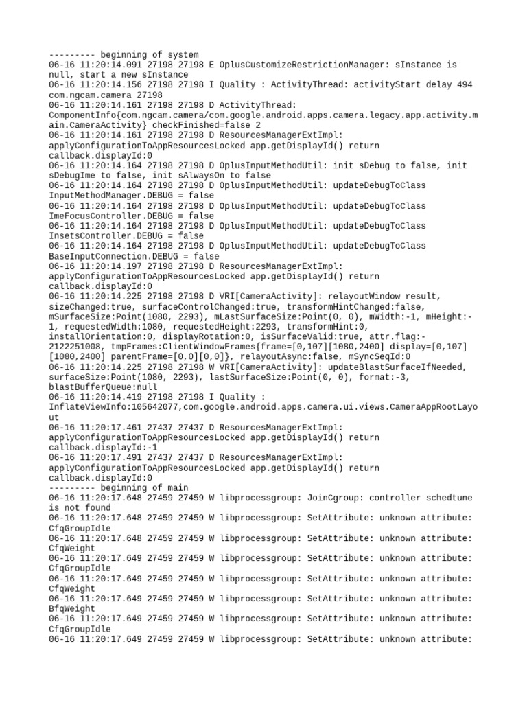 Camera Activity Log Analysis | PDF | Computer Programming | Software