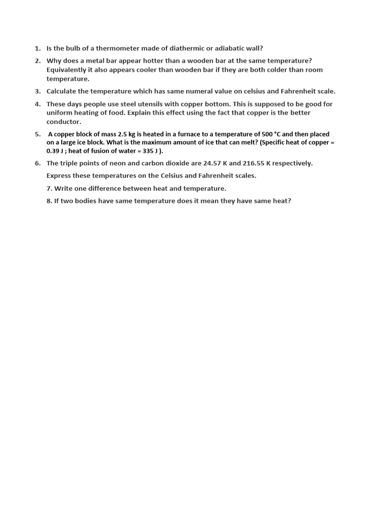 Very Short Answer Type | PDF