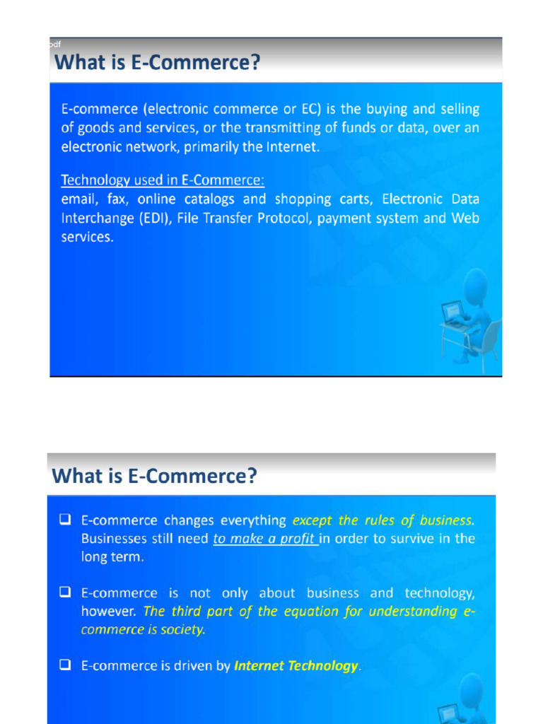 Unique Features of E-Commerce Explained | PDF | Internet | E Commerce