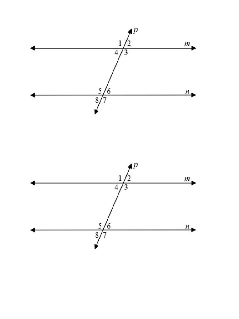 CW 3.3 Parallel Lines Pictues | PDF