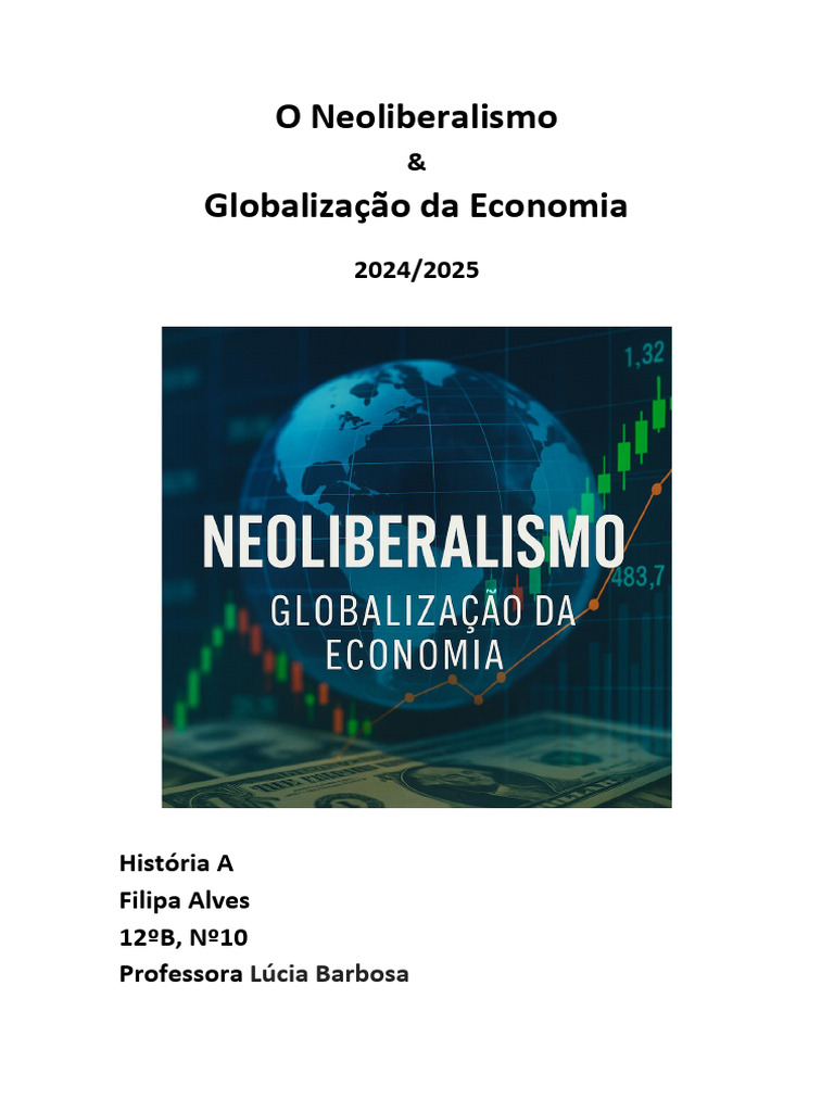 Neoliberalismo e Globalização Econômica | PDF | Economia | Globalização