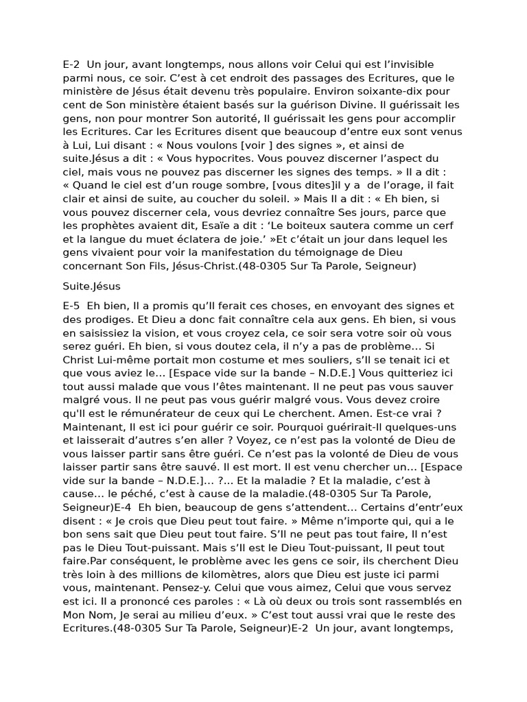 Guérison Divine par la Foi en Jésus | PDF | Dieu