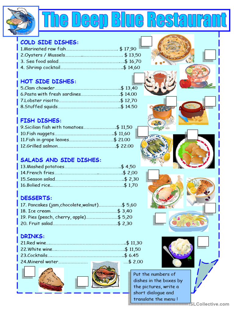 Cassis Restaurant Menu Overview | PDF