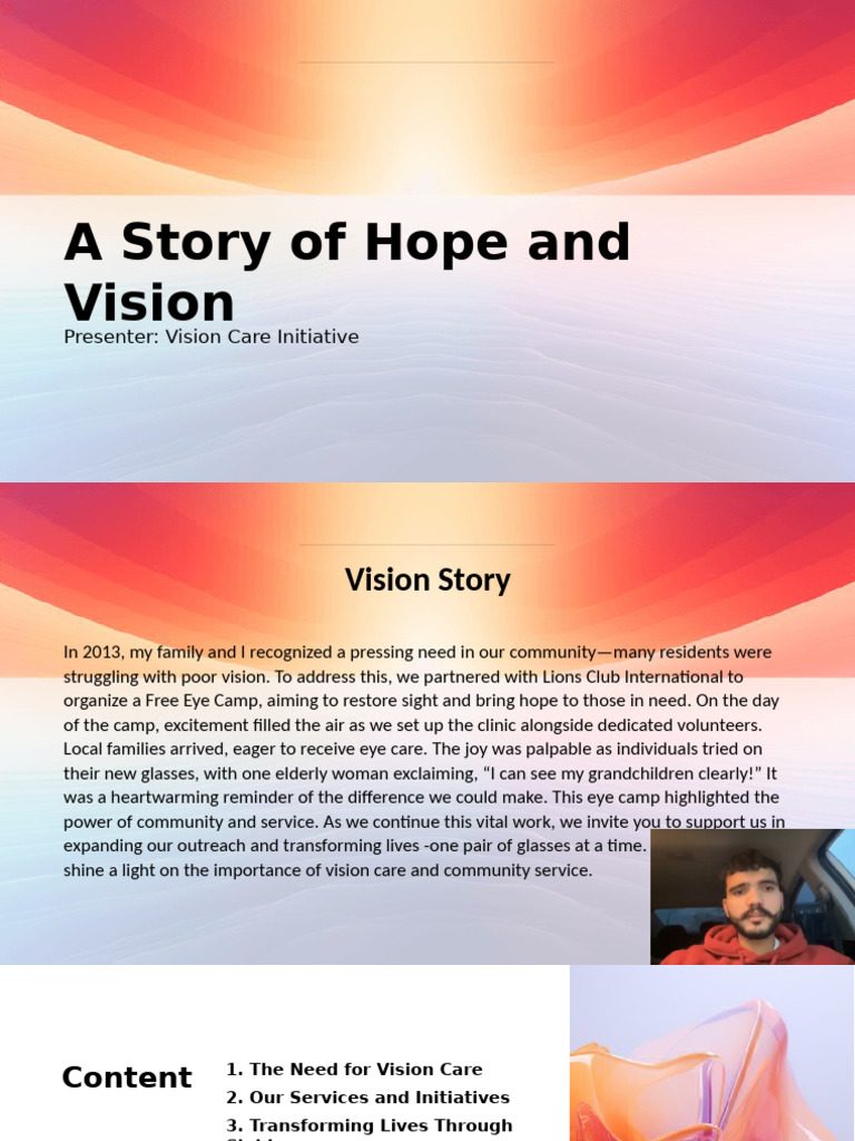 Community Vision Care Initiatives | PDF | Health Care | Visual Impairment