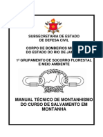 MANUAL TÉCNICO DE MONTANHISMO DO CURSO DE SALVAMENTO EM MONTANHA (CBMERJ)[1]