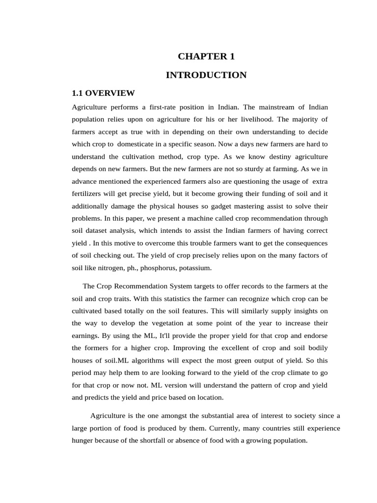 Crop Recommendation for Class 5 Agriculture | PDF | Agriculture | Use Case