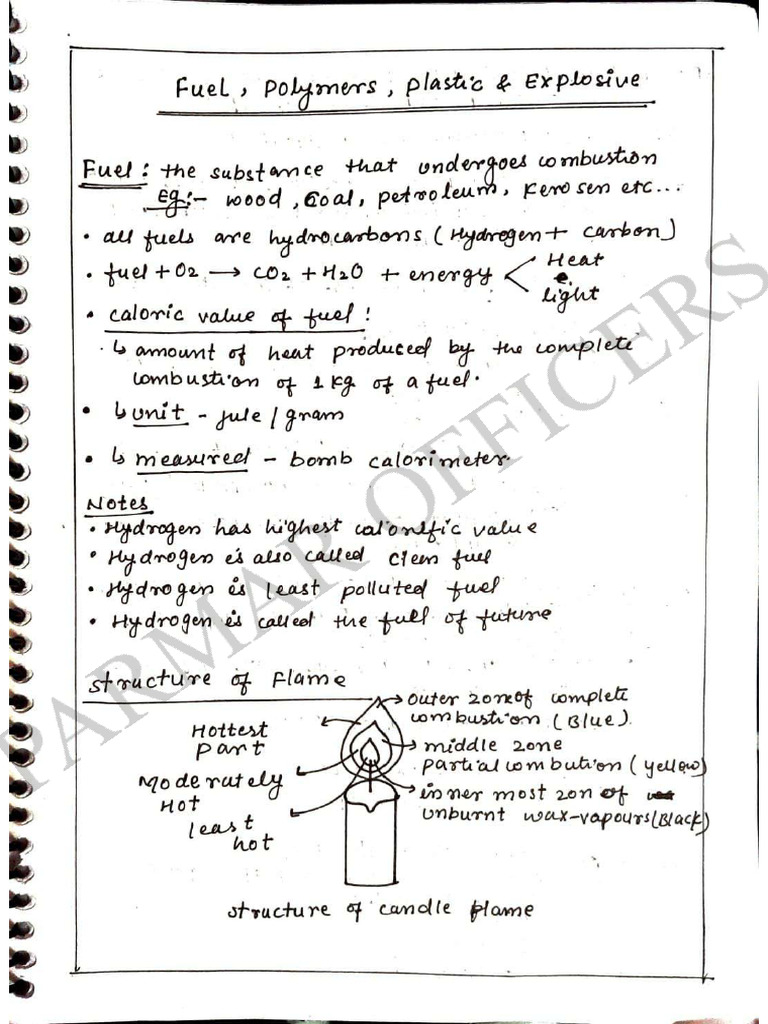 Fuel Polymer Plastic and Explosive Notes | PDF