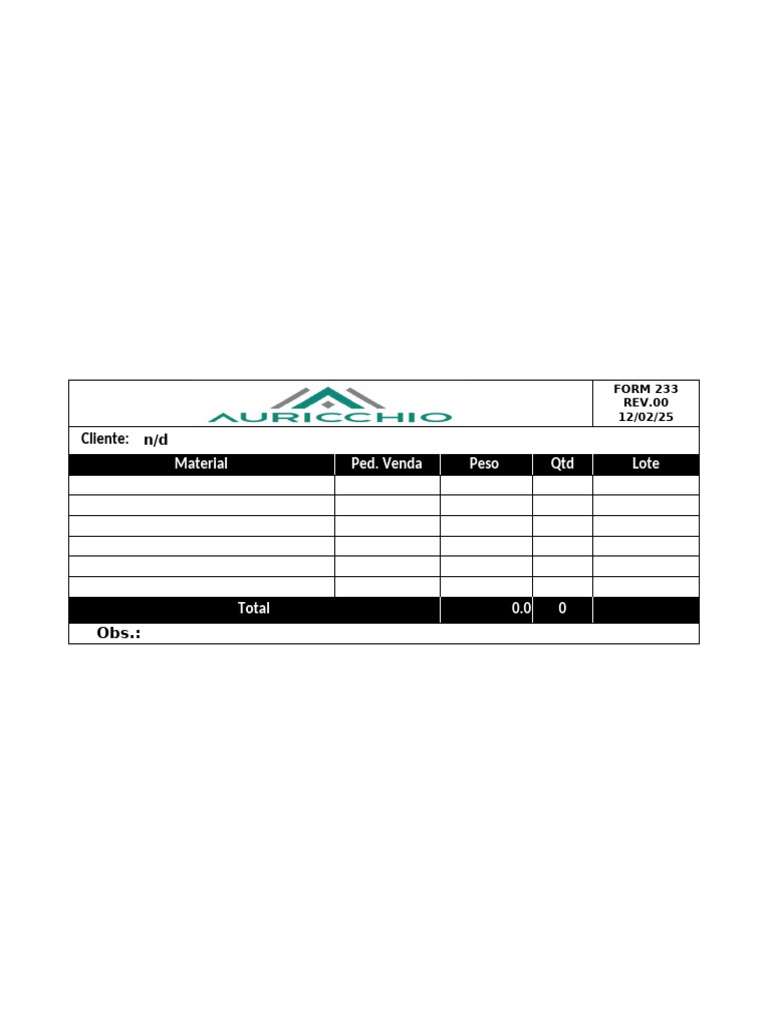 Form 233 Identification Label | PDF