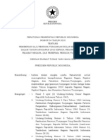 Perpres No 54 Tahun 2010 Tentang Pemberian Gaji Pensiun Tunjangan Bulan Ke-13