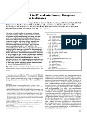 Citocinas Review | PDF | Interleukin 10 | T Helper Cell