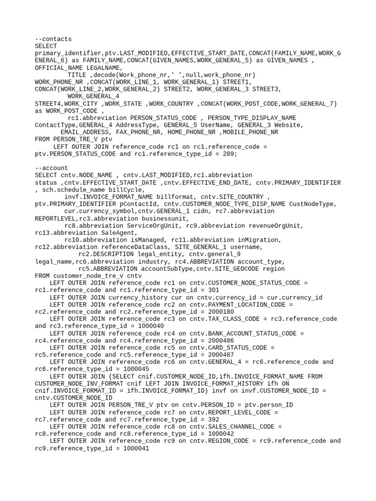 SQL Queries for Customer Data Retrieval | PDF | Secure Communication ...