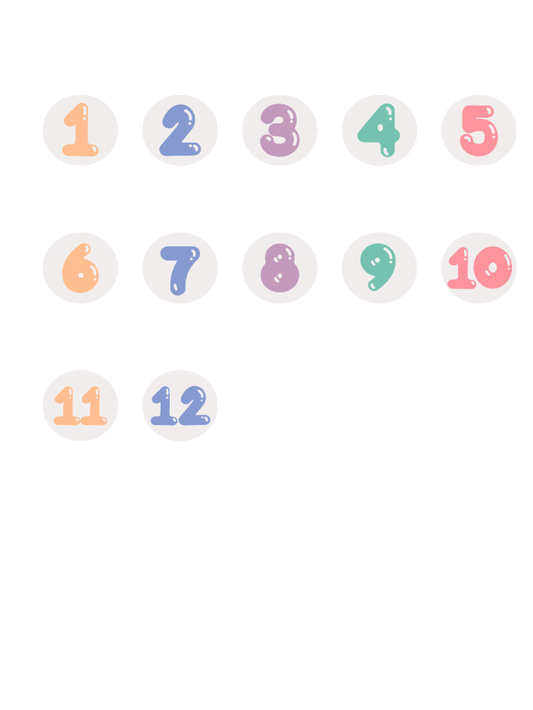 Numeros Reloj | PDF