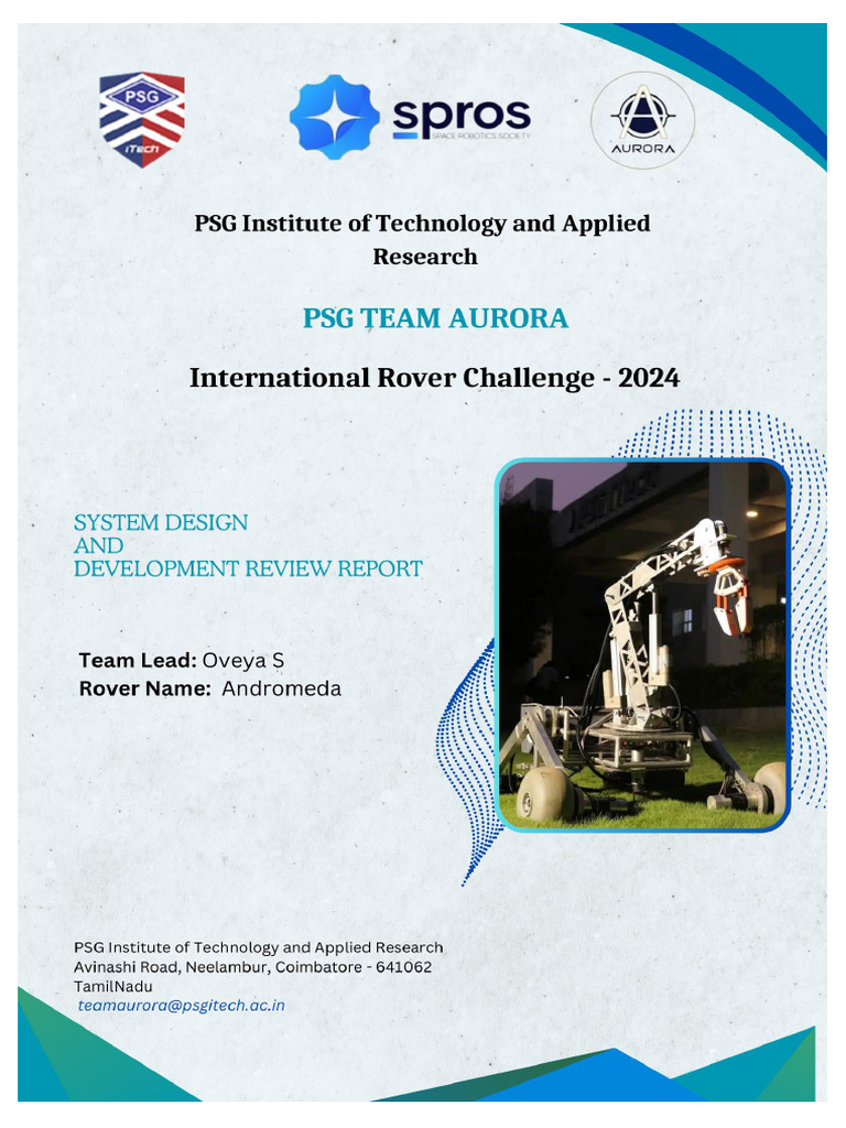 Project Management for Rover Development | PDF | Pixel | Camera