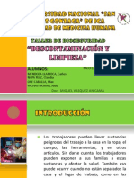 Descontaminación y Limpieza