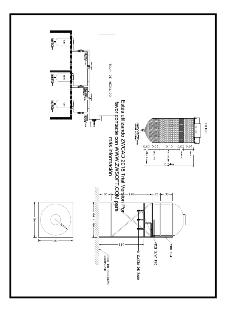 Tanque Filtro Layout1 | PDF