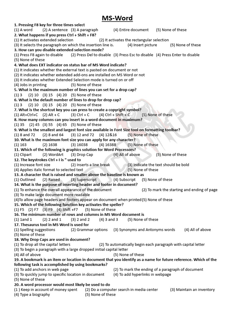 MS Word Shortcuts and Features Guide | PDF | Microsoft Word | Typefaces