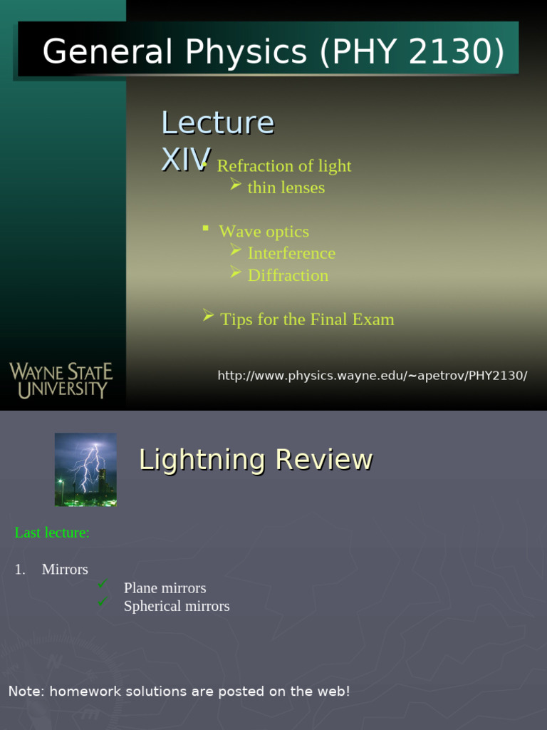 Light Refraction and Lens Basics | PDF | Optics | Eye