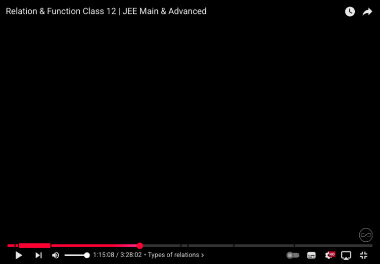 Relation & Function Class 12 JEE Main & Advanced - YouTube | PDF