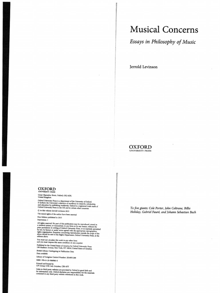 Levinson, Musical Beauty | PDF