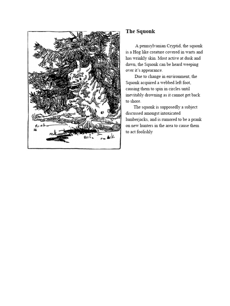 Squonk and Momo: Cryptid Encounters | PDF
