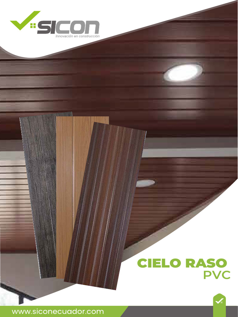 Instalación de Cielo Raso en PVC | PDF | Tornillo