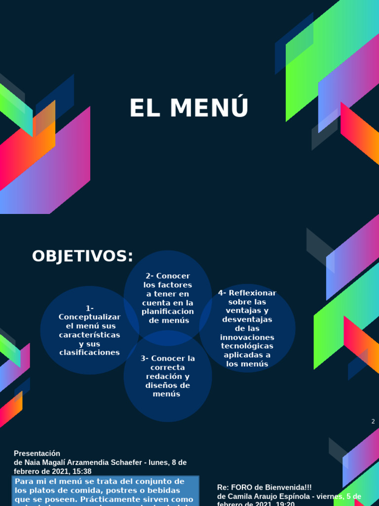 Diseño y Planificación de Menús | PDF | Marketing